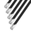 Billede af Stainless steel locking ties, 7.9mm x 350mm Black, 5pcs
