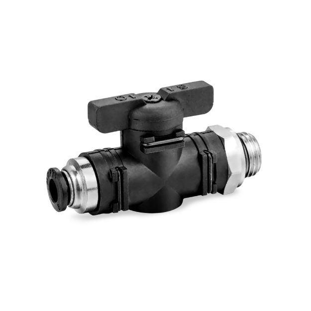 Billede af 1/4 BSPP Petcock Ball Valve to 8 mm hose