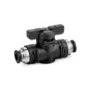 Billede af 1/4 BSPP Petcock Ball Valve to 8 mm hose