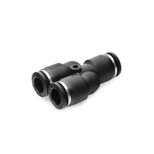 Billede af Pneufit Quick Connect Y Fitting 8 mm (1x) to 8 mm (2x)