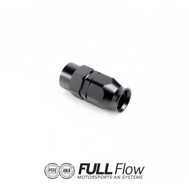 Billede af Full Flow PTFE Hose End Fitting Straight AN-8