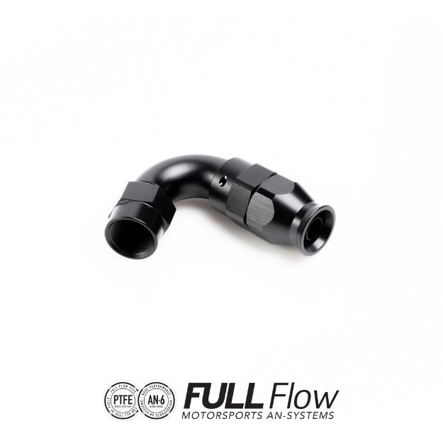 Billede af Full Flow PTFE Hose End Fitting 120 Degree AN-6