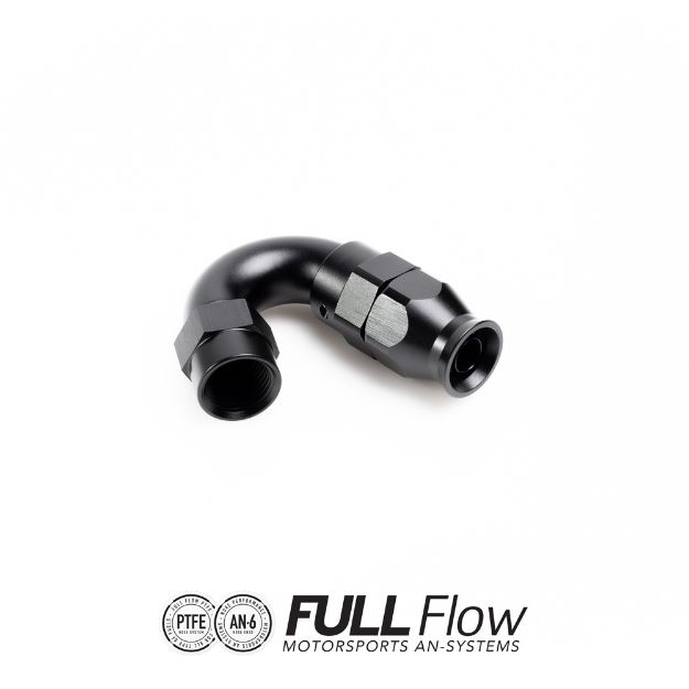 Billede af Full Flow PTFE Hose End Fitting 150 Degree AN-6