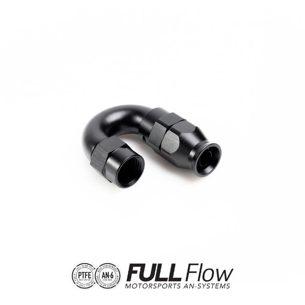 Billede af Full Flow PTFE Hose End Fitting 180 Degree AN-6