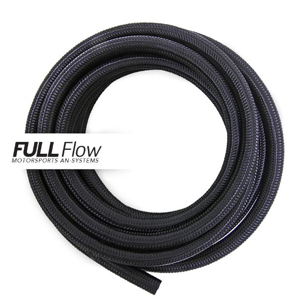 Billede af Black Nylon Braided Fuel Hose AN-12, Length 1m