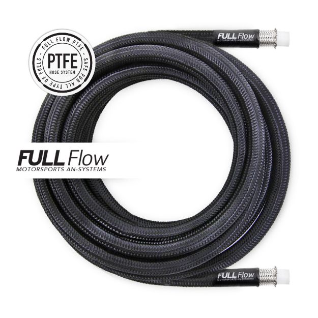 Billede af Black Nylon PTFE Braided Fuel Hose AN-8, Length 2m