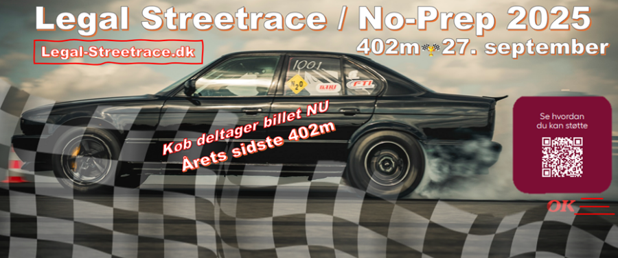 Vinder af Legal Streetrace  Outlaw og gadebiler med baghjulstræk i 2025