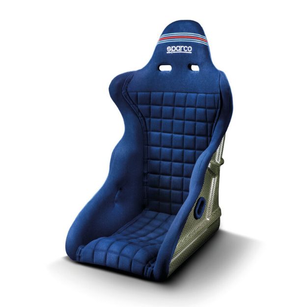 Billede af Legend Martini Racing racersæde i kulfiber-kevlar, blå (FIA 8855-1999)