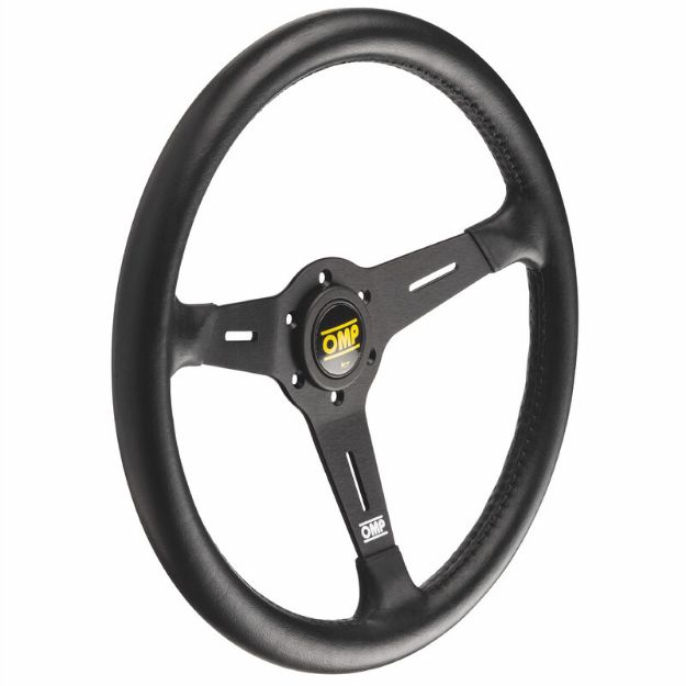 Billede af Sand rat 380 mm, fladt – sort polyurethan