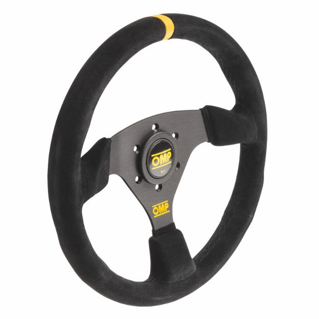 Billede af Targa rat 330 mm, fladt – sort ruskind