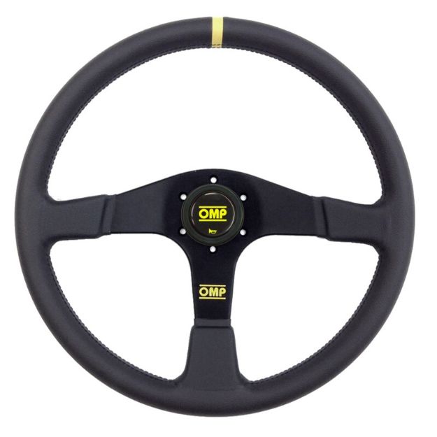 Billede af Velocità rat 380 mm, fladt – sort læder