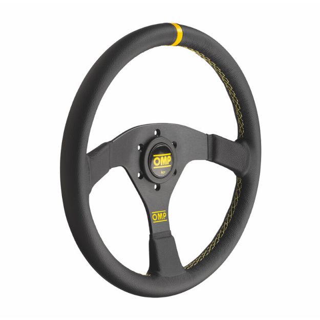 Billede af Velocità rat 350 mm, fladt – sort læder