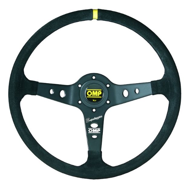 Billede af Corsica OV Superleggero rat 350 mm, 95 mm dybde – sort ruskind