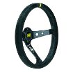 Billede af Corsica OV Superleggero rat 350 mm, 95 mm dybde – sort ruskind