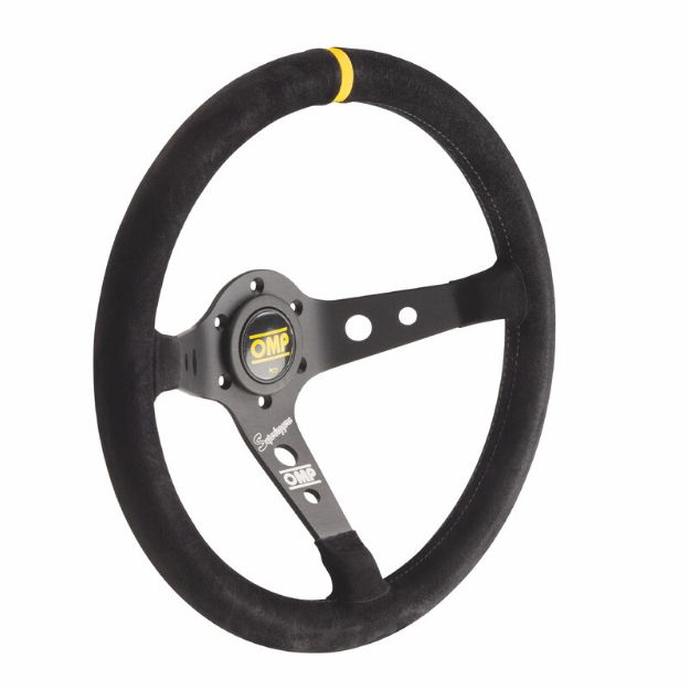 Billede af Corsica Superleggero rat 350 mm, 95 mm dybde – sort ruskind