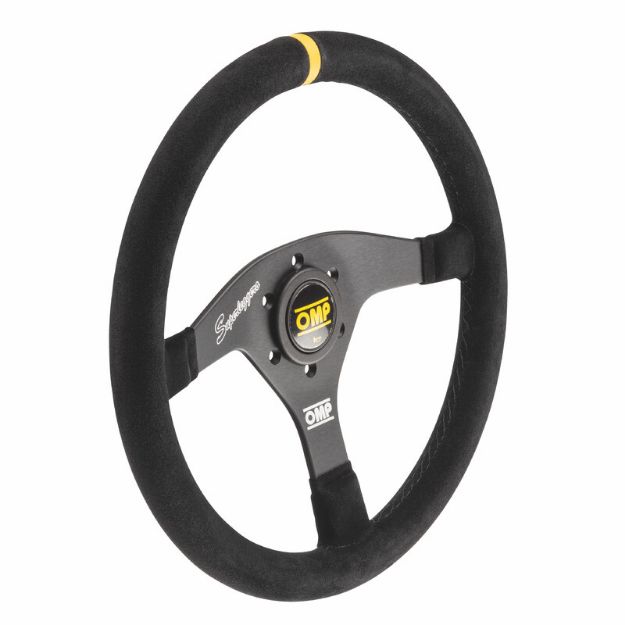 Billede af Velocità Superleggero rat 350 mm, fladt – sort ruskind