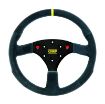 Billede af 320 ALU SP rat 320 mm, fladt – sort ruskind