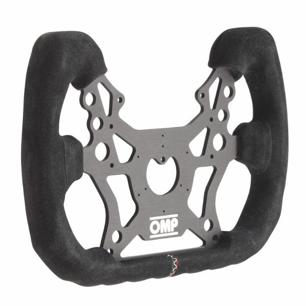 Billede af 310 ALU GT rat 310 mm, fladt – sort ruskind