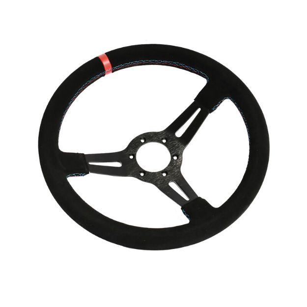 Billede af Rat 350 mm, 70 mm dybde – sort ruskind, M Power Edition