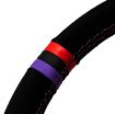 Billede af Rat 350 mm, 70 mm dybde – sort ruskind, Colors Edition