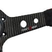 Billede af Premium rat 350 mm, 90 mm dybde – alcantara, carbon-eger