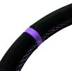 Billede af Rat 350 mm, 70 mm dybde – sort ruskind, Purple Edition