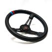 Billede af Rat 350 mm, 70 mm dybde – sort perforeret læder, M Power V2 Edition