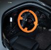 Billede af Halloween-bundt: rat i orange ruskind med Ghost gearknop