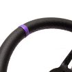 Billede af Rat 350 mm, 70 mm dybde – sort læder, Purple Edition