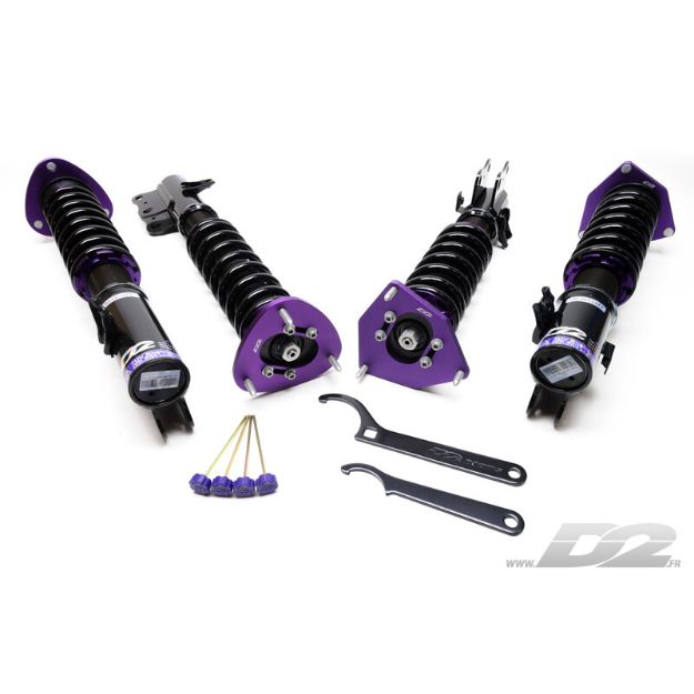 Billede af Street coilovers til Subaru Impreza WRX / STI GD & GG (5x100, 00-07)