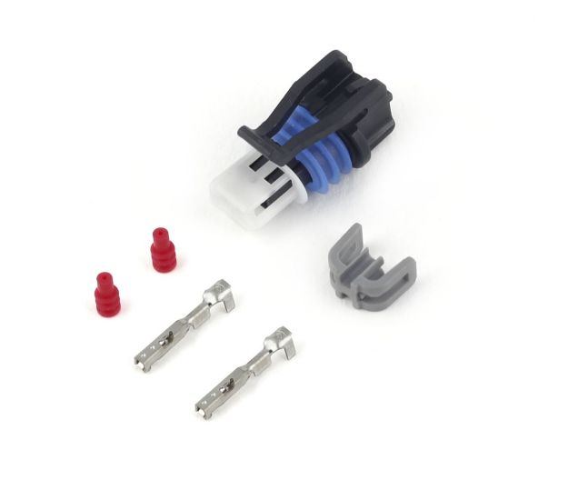 Billede af Stik og pins - Delphi 2-polet GM-type lufttemperaturføler (grå)