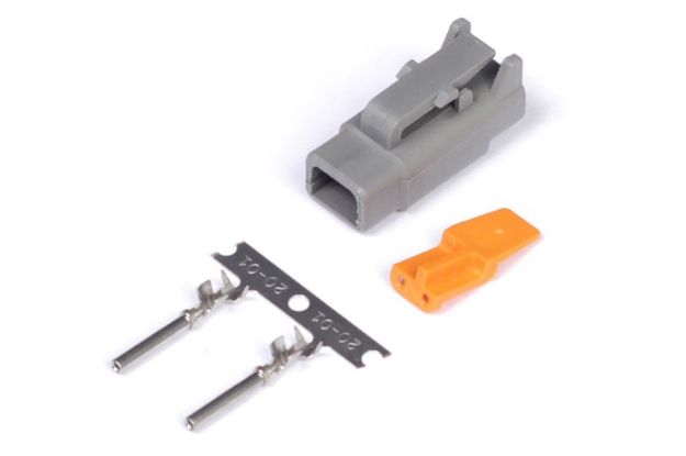 Billede af Stik og pins - han Deutsch DTM-2 stik (7,5 A)