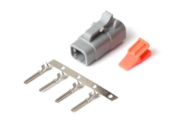 Billede af Stik og pins - han Deutsch DTM-4 stik (7,5 A)