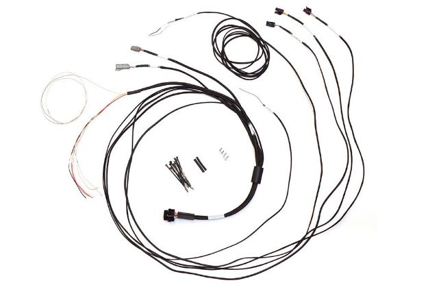 Billede af Halvt samlet ledningsnet til IC-7 display