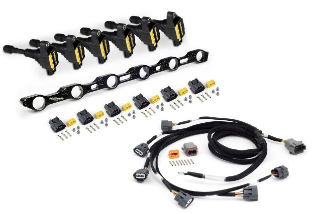 Billede af R35 spoleombygnings-kit til Toyota JZ — inkl. beslag, spoler, stik og ledningsnet