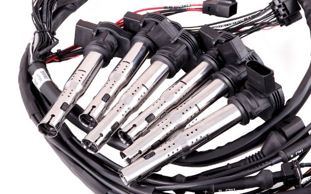 Billede af BMW M50 terminated engine harness med spoler og LSU 4.2