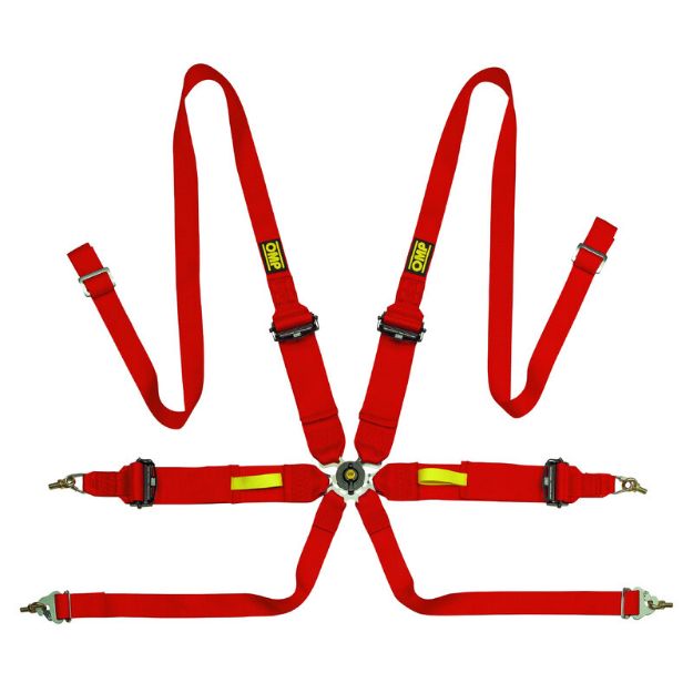 Billede af Tecnica 6-punkts 3"+2" sele (FIA, HANS)